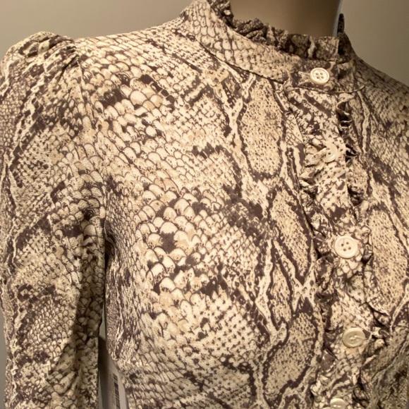 NWT Reformation Mathilda Python Mini Dress - Picture 10 of 16